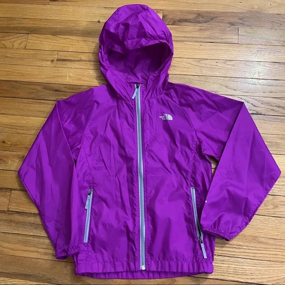 🎉13X HP🎉10/12 Girls The North Face Lightweight Rain Jacket - Picture 2 of 11